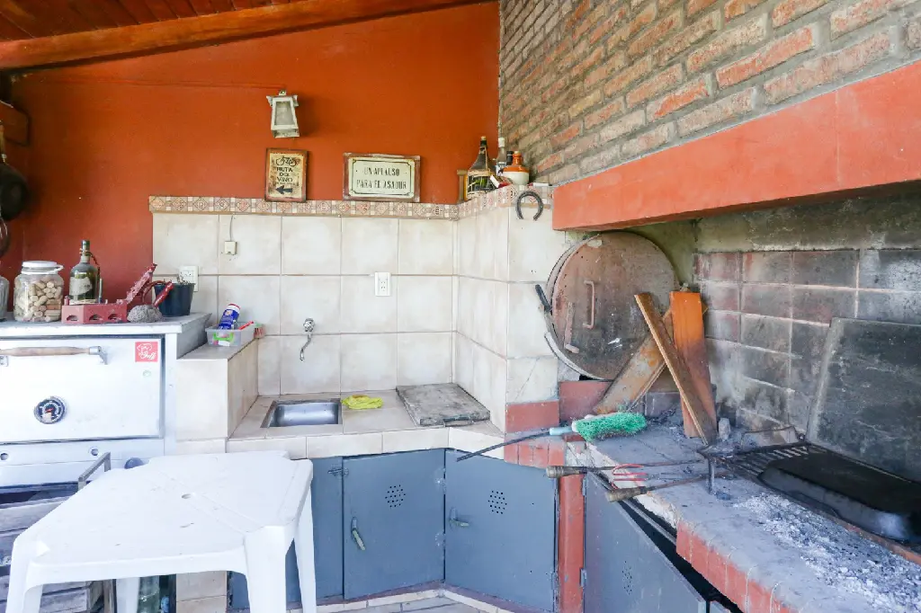 Galeria con asador